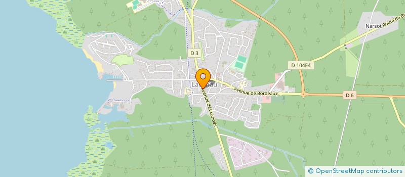 localisation de l'entreprise MADAME MARTHE CAMPISTRE  LACANAU