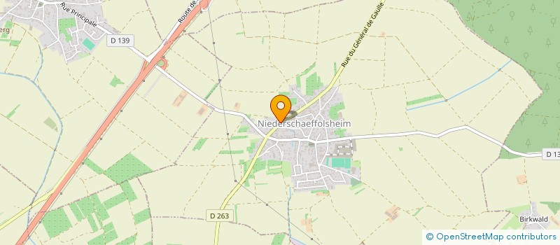 localisation de l'entreprise MADAME MARTHE CASPAR  NIEDERSCHAEFFOLSHEIM