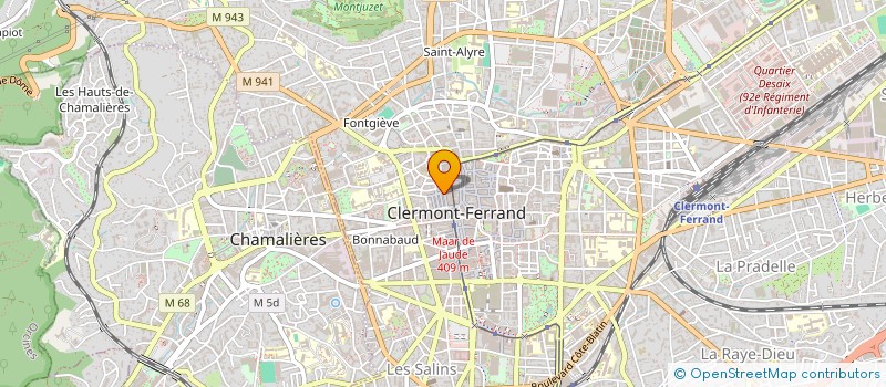 localisation de l'entreprise MADAME MARTHE CHAMPEYROUX  CLERMONT-FERRAND