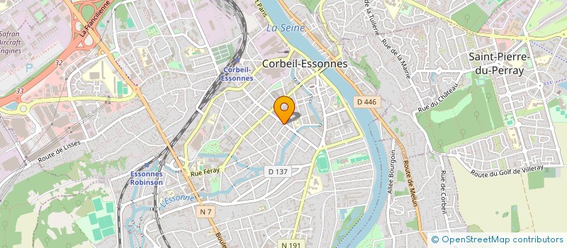localisation de l'entreprise MADAME MARTHE CHARBONNEAU à CORBEIL-ESSONNES