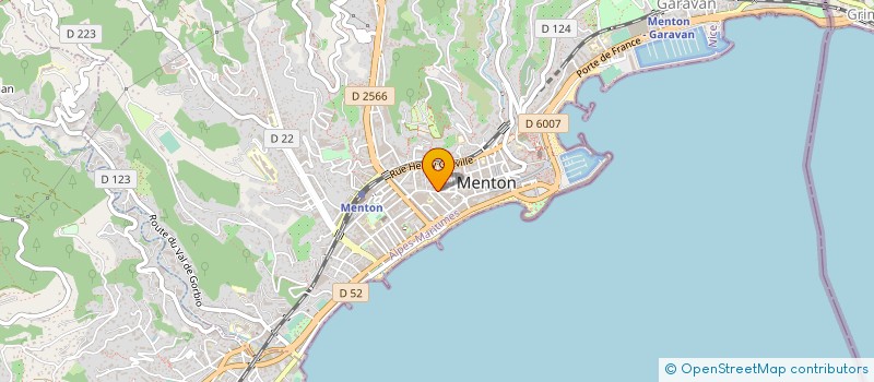 localisation de l'entreprise MADAME MARTHE CLARA à MENTON