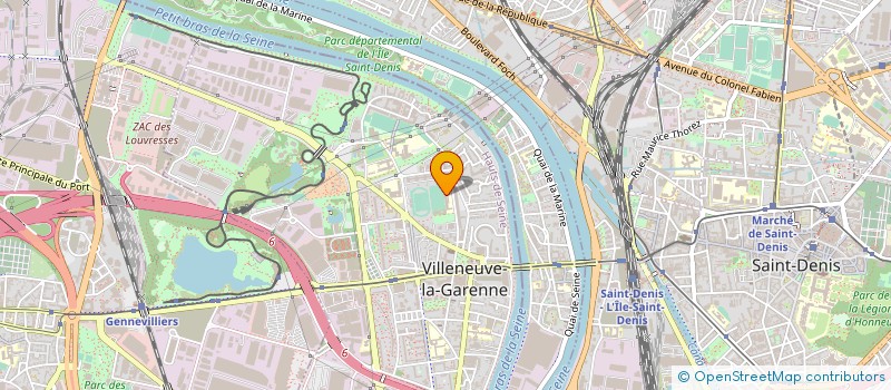 localisation de l'entreprise MADAME MARTHE CORAN  VILLENEUVE-LA-GARENNE