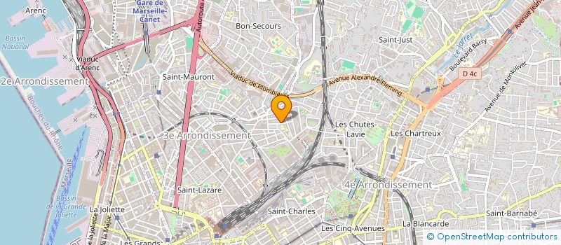 localisation de l'entreprise MADAME MARTHE CRESSON à MARSEILLE