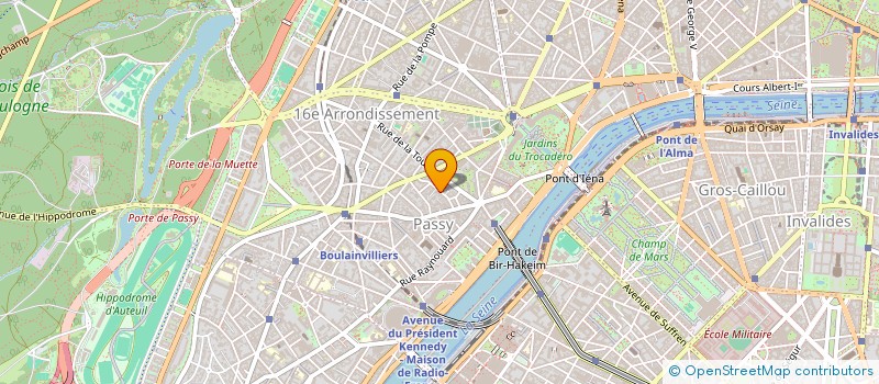 localisation de l'entreprise MADAME MARTHE D'ANCHALD  PARIS