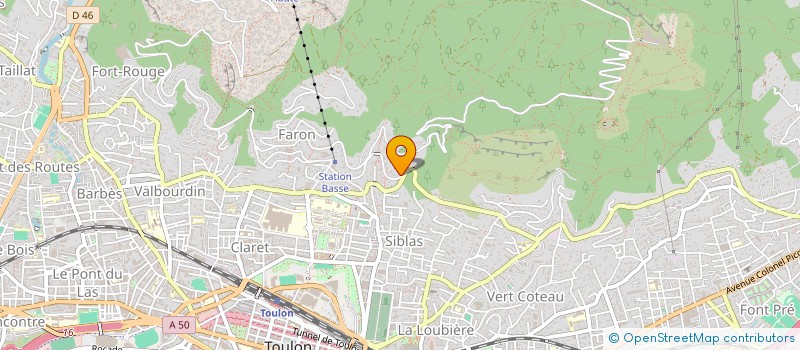 localisation de l'entreprise MADAME MARTHE D'ESMENARD  TOULON