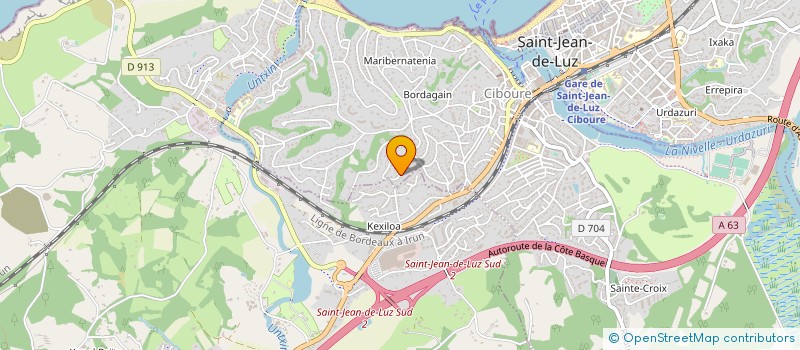 localisation de l'entreprise MADAME MARTHE DAUBORD  CIBOURE