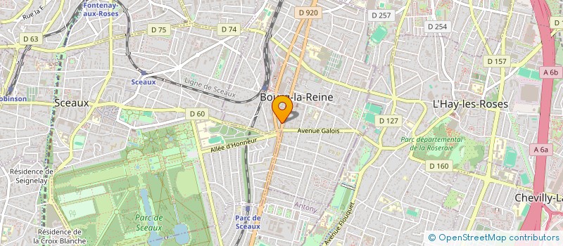 localisation de l'entreprise MADAME MARTHE DE PINTO à SCEAUX