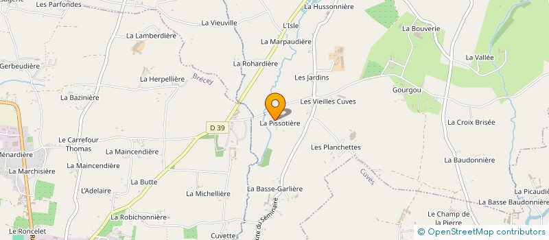 localisation de l'entreprise MADAME MARTHE DEBROISE  SAINT-LAURENT-DE-CUVES