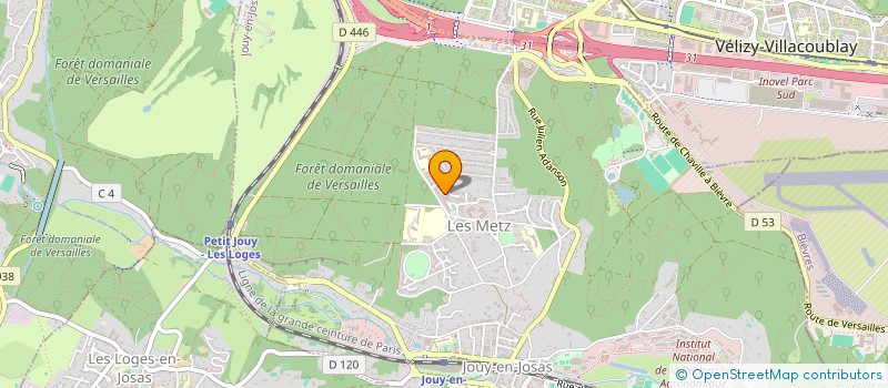 localisation de l'entreprise MADAME MARTHE DELETTRE à JOUY-EN-JOSAS