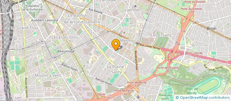 localisation de l'entreprise MADAME MARTHE DORME  LYON