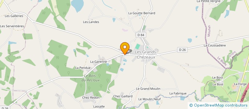 localisation de l'entreprise MADAME MARTHE DUNOYER à LES GRANDS-CHEZEAUX