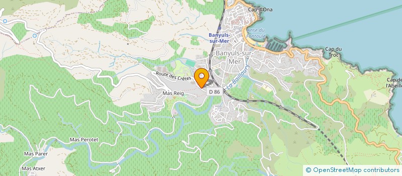 localisation de l'entreprise MADAME MARTHE EHLINGER  BANYULS-SUR-MER