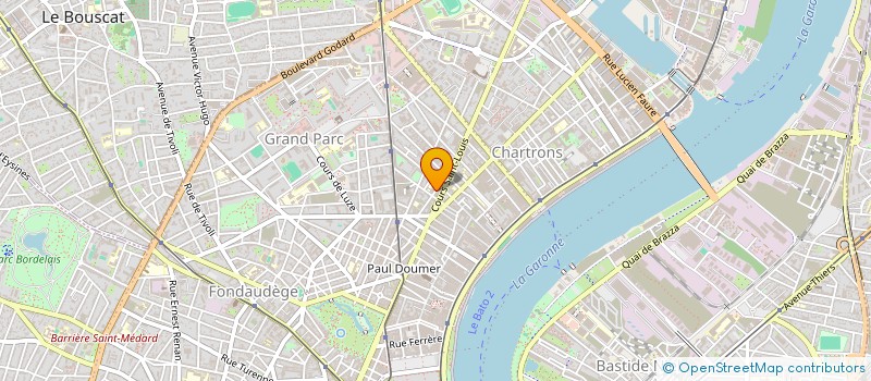 localisation de l'entreprise MADAME MARTHE ETCHEBARNE  BORDEAUX