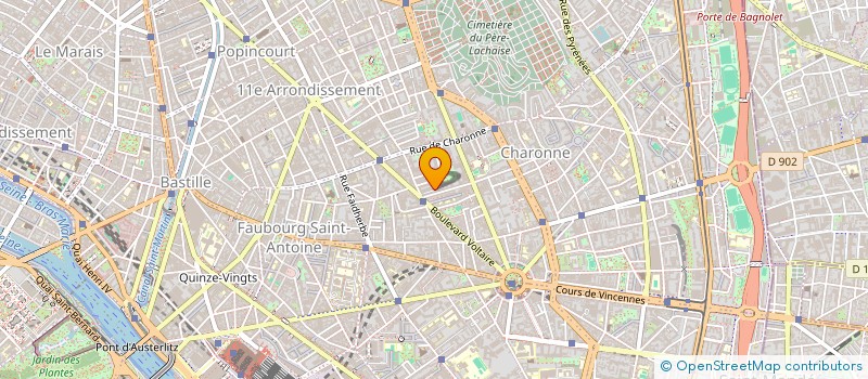 localisation de l'entreprise MADAME MARTHE FAVRETTO  PARIS