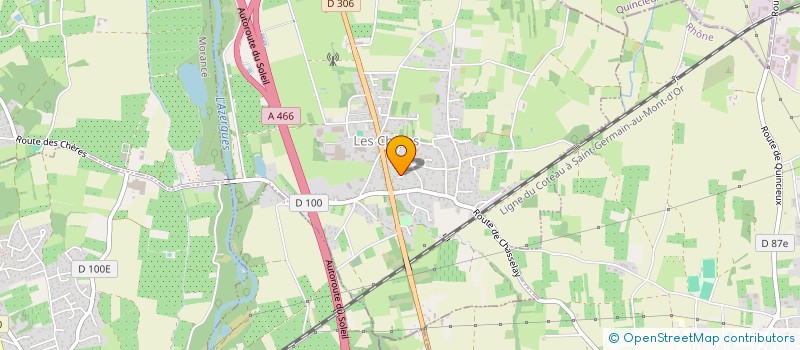 localisation de l'entreprise MADAME MARTHE FERRAND  LOZANNE