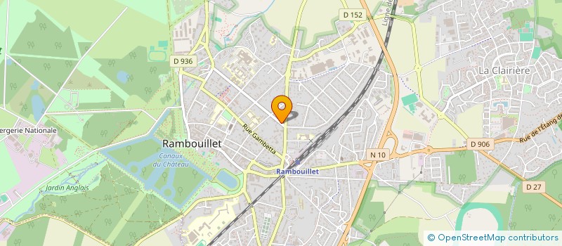 localisation de l'entreprise MADAME MARTHE FINET  RAMBOUILLET