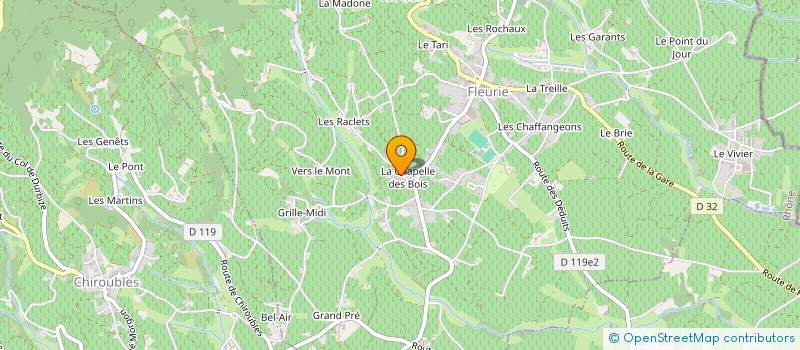 localisation de l'entreprise MADAME MARTHE FOILLARD à FLEURIE