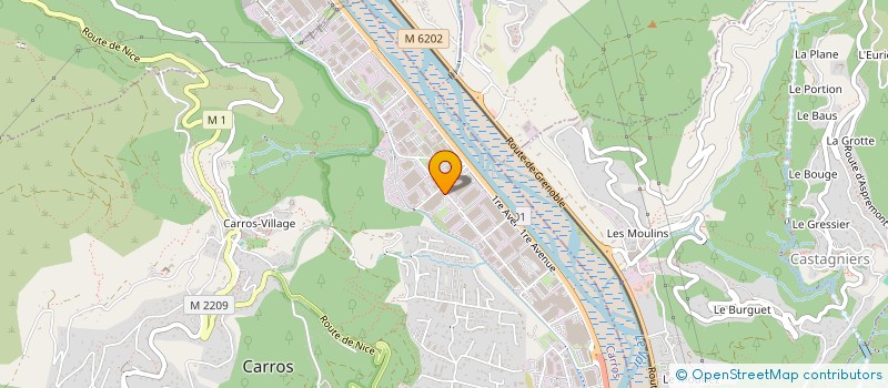 localisation de l'entreprise MADAME MARTHE GAUDERIE à CARROS