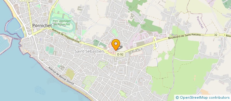 localisation de l'entreprise MADAME MARTHE GAUTIER à PORNICHET