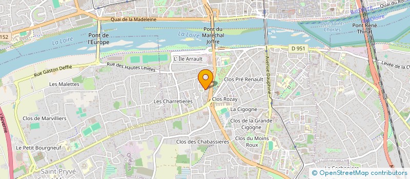 localisation de l'entreprise MADAME MARTHE GEOFFROY à ORLEANS
