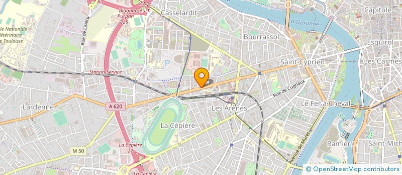 localisation de l'entreprise MADAME MARTHE GIROT à TOULOUSE