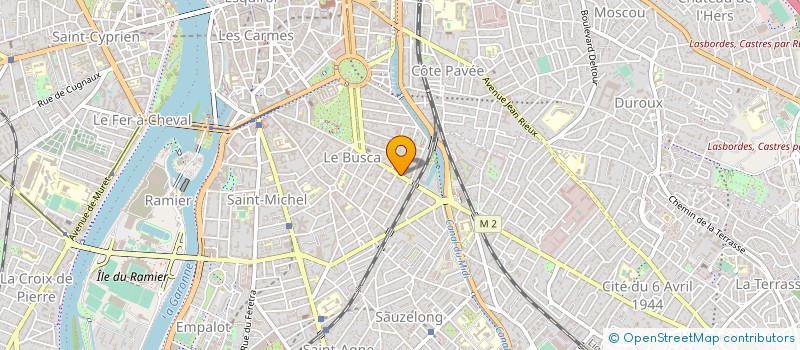 localisation de l'entreprise MADAME MARTHE GUIBERT à TOULOUSE