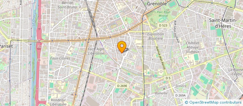 localisation de l'entreprise MADAME MARTHE GUILLERMET à GRENOBLE