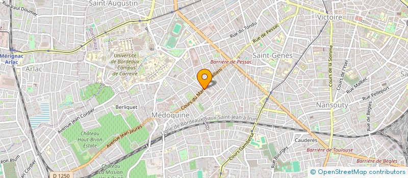 localisation de l'entreprise MADAME MARTHE JACOBOWICZ  TALENCE