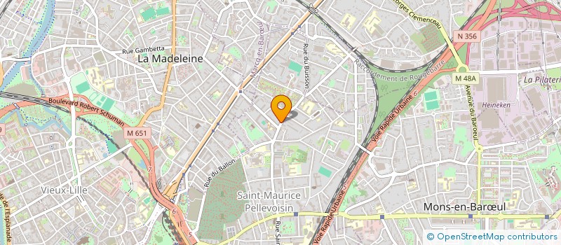 localisation de l'entreprise MADAME MARTHE JOVENEAU à LILLE