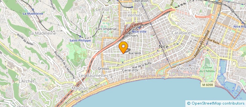 localisation de l'entreprise MADAME MARTHE LECHALIER à NICE