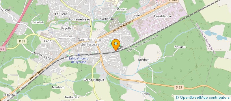 localisation de l'entreprise MADAME MARTHE LITAISE  SAINT-VINCENT-DE-TYROSSE