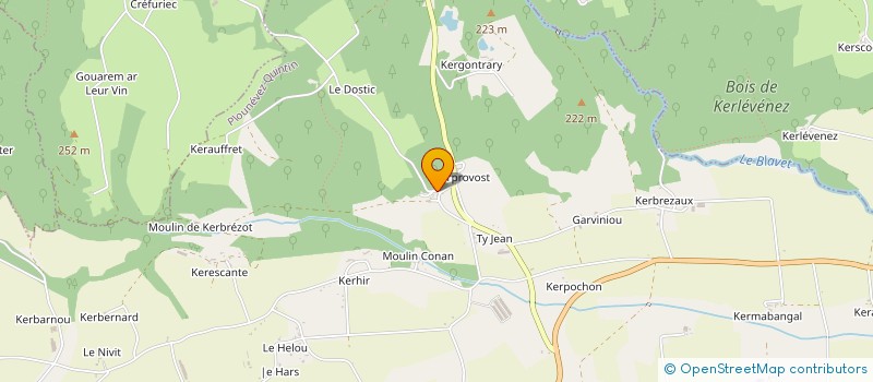 localisation de l'entreprise MADAME MARTHE-MARIE DAUSSY  PLOUNEVEZ QUINTIN