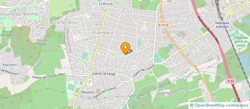 localisation de l'entreprise MADAME MARTHE MATHIEU  VILLENAVE-D'ORNON