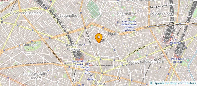 localisation de l'entreprise MADAME MARTHE MAURICE  PARIS