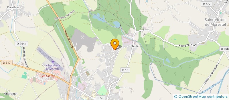 localisation de l'entreprise MADAME MARTHE MBOLE NDEMBA  MORESTEL