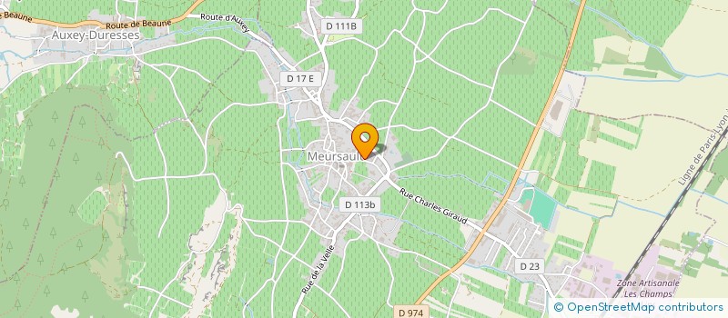 localisation de l'entreprise MADAME MARTHE MOREY  MEURSAULT