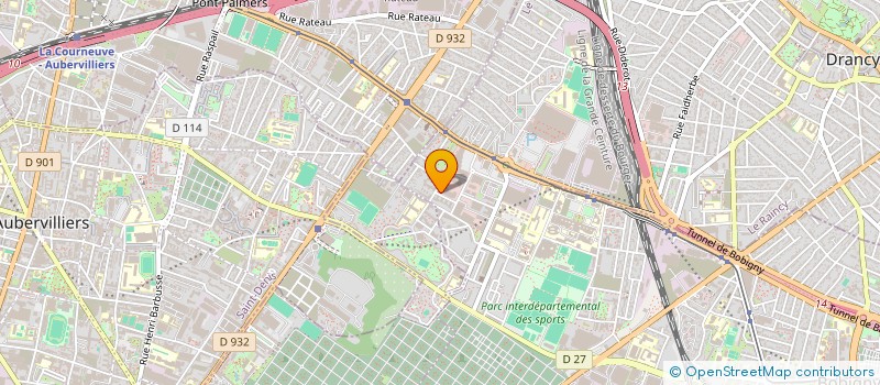 localisation de l'entreprise MADAME MARTHE MUKELENGE  BOBIGNY