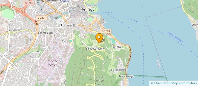 localisation de l'entreprise MADAME MARTHE NICOLAS à ANNECY