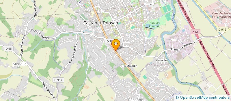 localisation de l'entreprise MADAME MARTHE PERIES à CASTANET-TOLOSAN