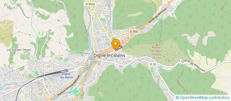 localisation de l'entreprise MADAME MARTHE PEYTRAL à DIGNE-LES-BAINS