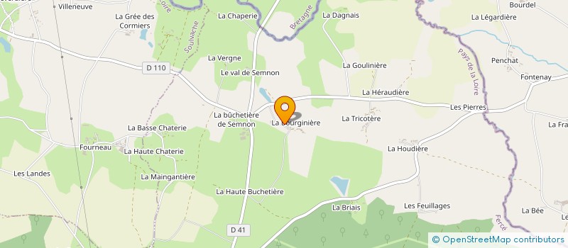 localisation de l'entreprise MADAME MARTHE PRIOU  FERCE