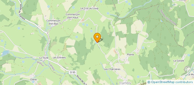 localisation de l'entreprise MADAME MARTHE PROST  MONTMELARD