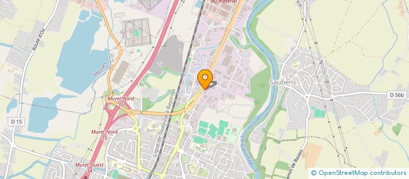 localisation de l'entreprise MADAME MARTHE PUJOS  MURET