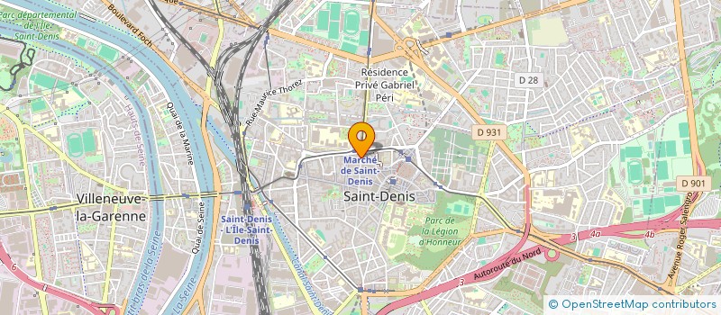 localisation de l'entreprise MADAME MARTHE RICHOUX à SAINT-DENIS
