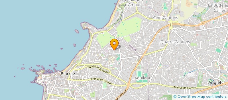 localisation de l'entreprise MADAME MARTHE SANCHEZ à BIARRITZ