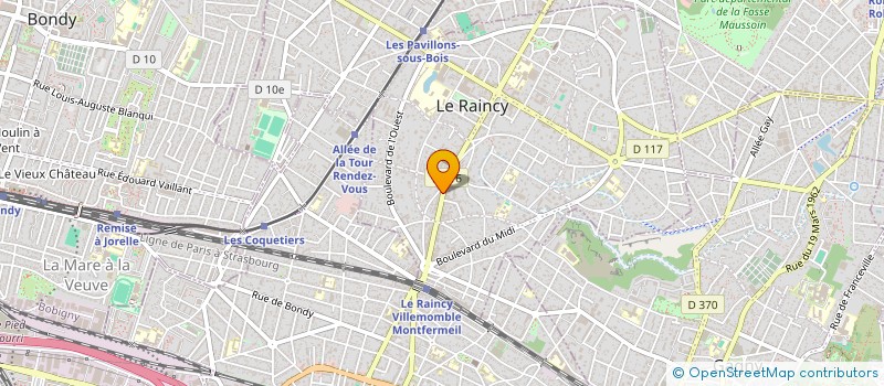 localisation de l'entreprise MADAME MARTHE SAUPIC à LE RAINCY