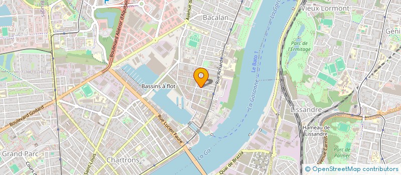 localisation de l'entreprise MADAME MARTHE SEBILLE  BORDEAUX