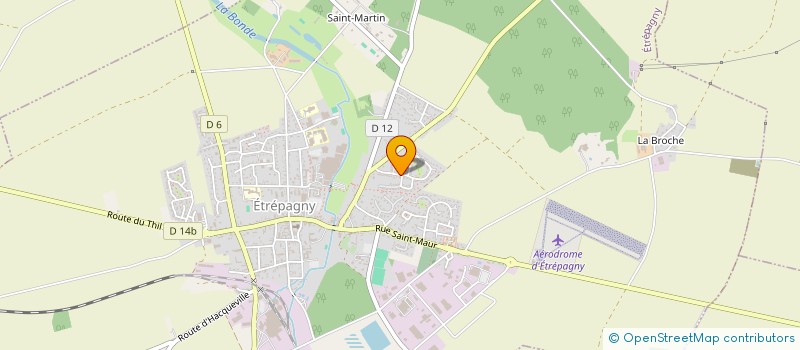 localisation de l'entreprise MADAME MARTHE SELGI  ETREPAGNY