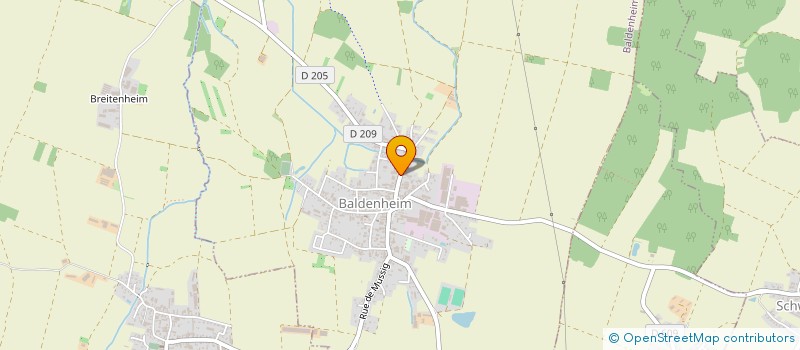 localisation de l'entreprise MADAME MARTHE SELIG  BALDENHEIM