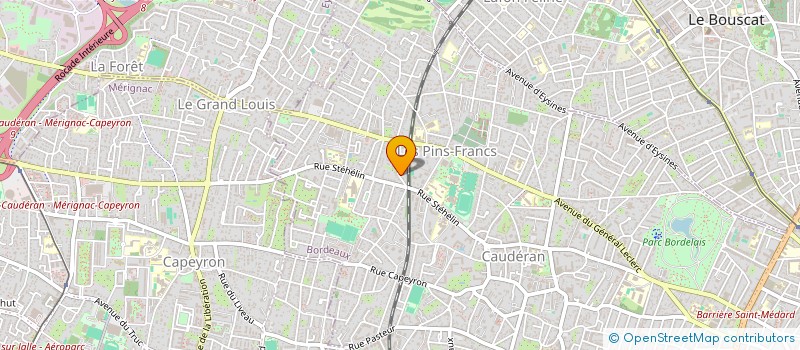 localisation de l'entreprise MADAME MARTHE SUARES  BORDEAUX